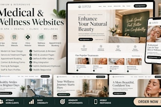 code responsive med spa clinic dental and wellness websites