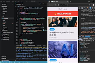 develop a mobile app and responsive web application