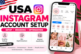 create USA instagram account, US instagram, USA tiktok