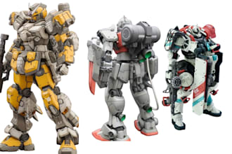 3d print paint and customize gundam gunpla mecha transformer