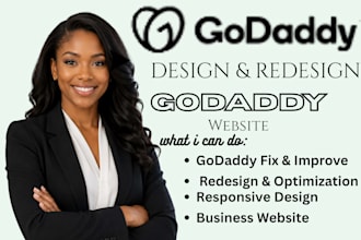 revamp and customize your godaddy website