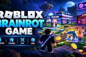 create a roblox brainrot game, steal a brainrot, simulator or tycoon
