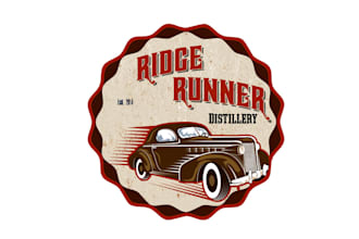 design unique distillery ridge runner logo