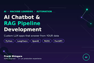 build a rag ai chatbot or llm app using python