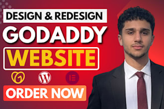 design godaddy website, redesign godaddy website on godaddy website builder