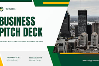 design wealthtech investor pitch deck for investment and wealth management firms