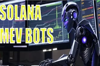 develop dextool trending bot, mev, sniper, sandwich, volume, on sol, eth, bsc