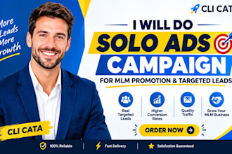 do a solo ads campaign for MLM promotion and targeted leads