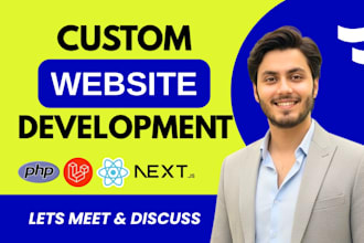 develop a full stack ai website with custom ai integration