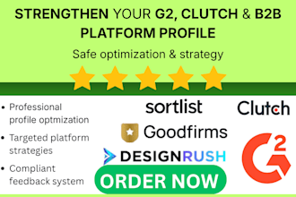 setup and manage your clutch g2 goodfirms capterra company profile and orm