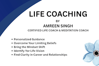 be your professional life coach for personal growth