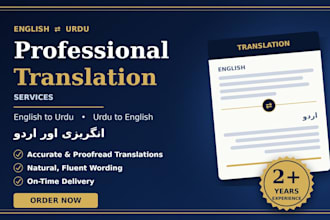 do professional english urdu website translation