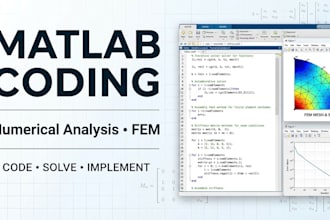 matlab coding for mathematics and numerical analysis and fem