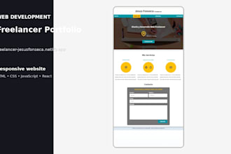 create a responsive landing page