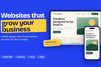 build a modern, fast website with sanity cms and vercel