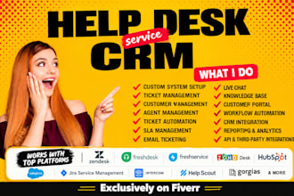 build, set up, customize and automate your help desk CRM via zendesk gorgias