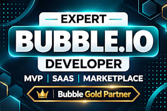 be your bubble engineer, design and build website and mobile app using bubble