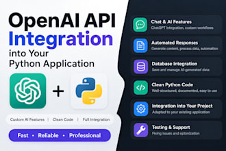 integrate openai chatgpt API into your python application