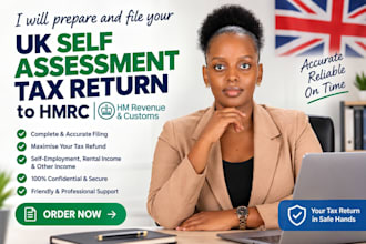 prepare and file your UK self assessment tax return to hmrc