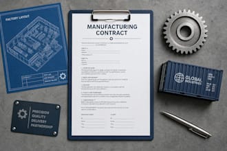 draft manufacturing, oem and supplier agreements as a UK solicitor