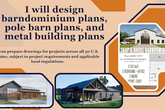 design barndominium plans, pole barn plans, and metal building plans