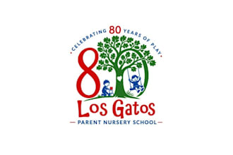 design a modern preschool anniversary logo