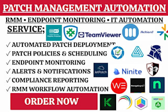 setup ninjaone atera manageengine action1 automox datto rmm connectwise kaseya