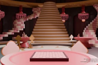 create a stylized 3d environment for games and animation
