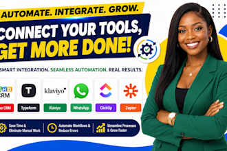 zoho CRM typeform klaviyo whatsapp clickup zapier integration automation