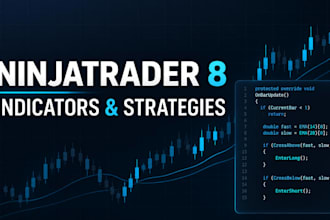 create ninjatrader 8 indicators and strategies