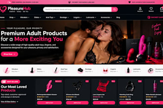 build adult product shopify store adult toys website adult ecommerce store