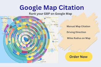do manual google map citation for gmb or gbp ranking