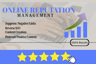 do online reputation management, ORM service to improve online brand reputation