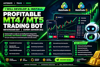 develop and install profitable mt4,mt5 trading bot , metatrading bot