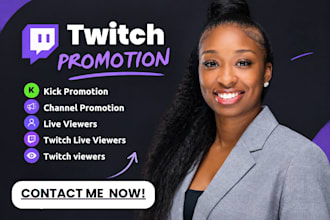 do kick promotion channel promotion live viewers twitch live viewers twitch sub