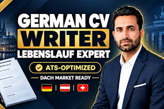 write your german CV lebenslauf for finance and banking