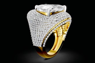 create professionan 3d cad jewellery designs for rings
