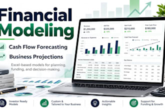 build a financial model, cash flow forecast, and business projections