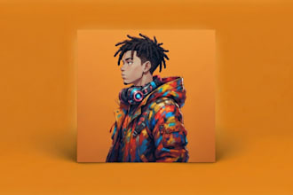 turn your music concept into unique anime cover art