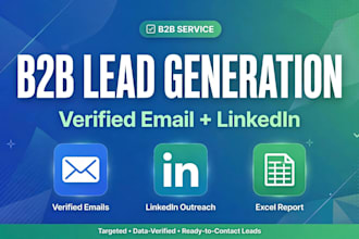 2b lead generation verified email list building