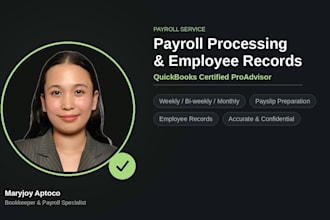 process payroll and manage employee records