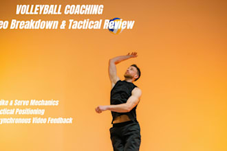 provide asynchronous volleyball coaching and tactical review