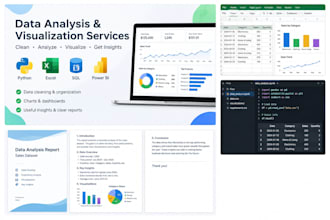 help with data, python, excel and power bi