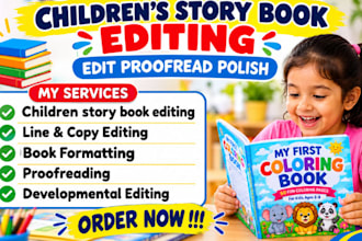 edit children story book polish your kids story picture book editing