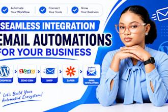 integrate wordpress zoho CRM, SMTP, zapier, email automation, email newsletters