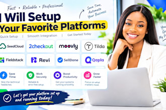 setup seedcloud 2checkout moovly tilda fieldstack revi selldone qapla