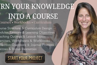 make you a course or workbook