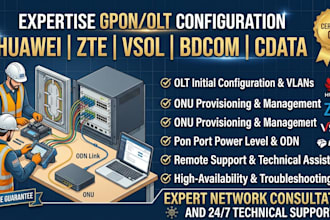 configure huawei zte vsol bdcom cdata olt and onu
