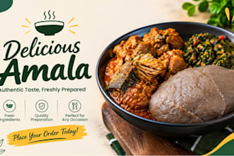 create professional amala dishes for your event or occasion