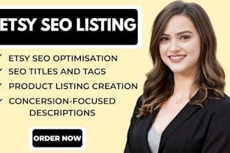 create etsy SEO listing and variations and fix error
